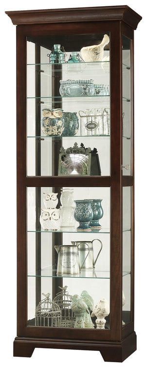 Hekman Furniture 680577 Lighted Curio Cabinet By Howard Miller – Elegant Espresso Display With Adjustable Shelves Espresso Martindale Ii Curio Cabinet 680577