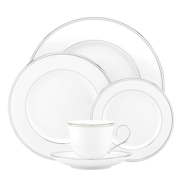 Lenox Federal Platinum 5-Piece Place Setting White, WHITE PORCELAIN 100291602