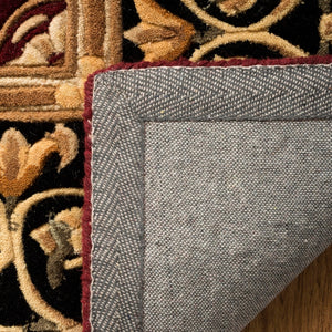 Safavieh Naples Hand Tufted  Rug Burgundy / Black NA521B-2