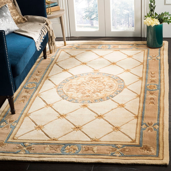 Safavieh Naples Hand Tufted  Rug Ivory / Caramel NA523B-25