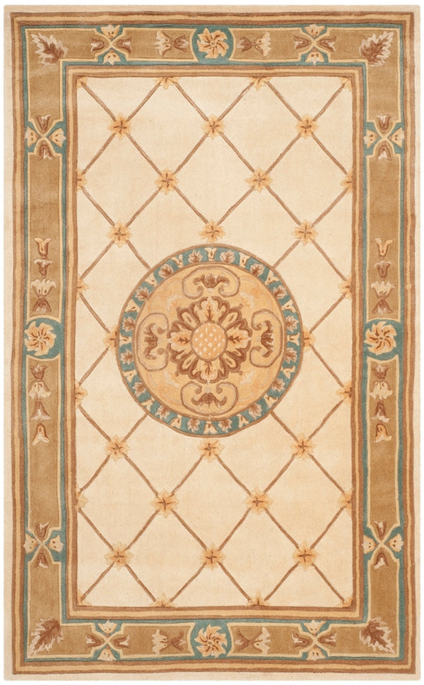 Safavieh Naples Hand Tufted  Rug Ivory / Caramel NA523B-25