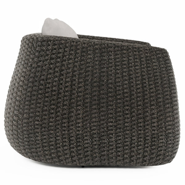 Bernhardt Bernhardt Sarene Outdoor Swivel Chair — All-Weather Woven Frame, 360° Swivel, Deep Cushions, Made-To-Order O4472SA