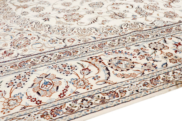 Pasargad Home Azerbaijan Collection Hand-knotted Silk & Wool Area Rug For Sophisticated Decor   029642