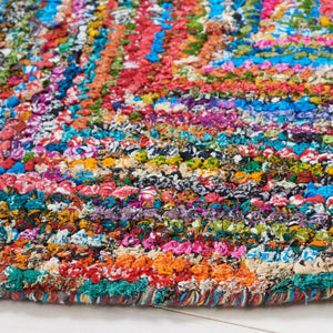 Safavieh Nantucket HAND TUFTED  Rug Red/Blue / Multi NAN141B-4SQ