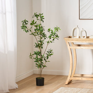 English Elm 120cmartificial Pieris Tree Lifelike Faux Botanical Floor Plant for Living Room Corners 74341.00
