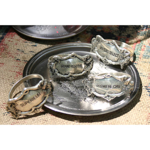 Vineyard Grade Napkin Ring - Set of 4 Antique Silver NAP011/S4 Elk Home