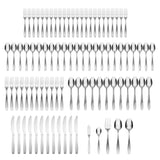 Lenox Cambridge Tyrus Satin Mirror 89-Piece Flatware Set NO COLOR METAL 3453J2CBW26R