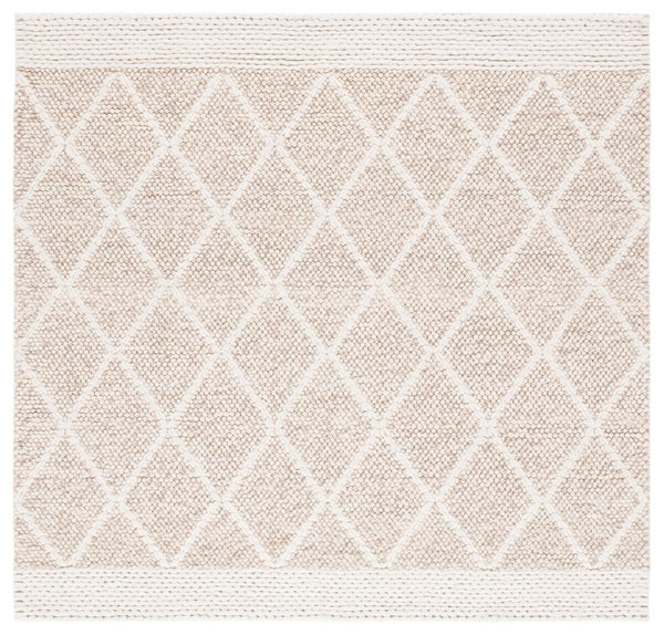 Safavieh Natura 131 NAT131 Hand Woven Bohemian Rug Brown / Ivory NAT131T-8