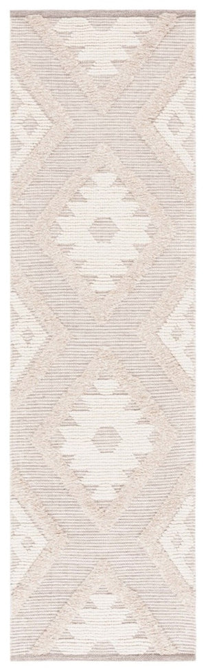 Safavieh Natura 203 NAT203 Hand Woven Bohemian Rug Beige / Light Grey NAT203B-5