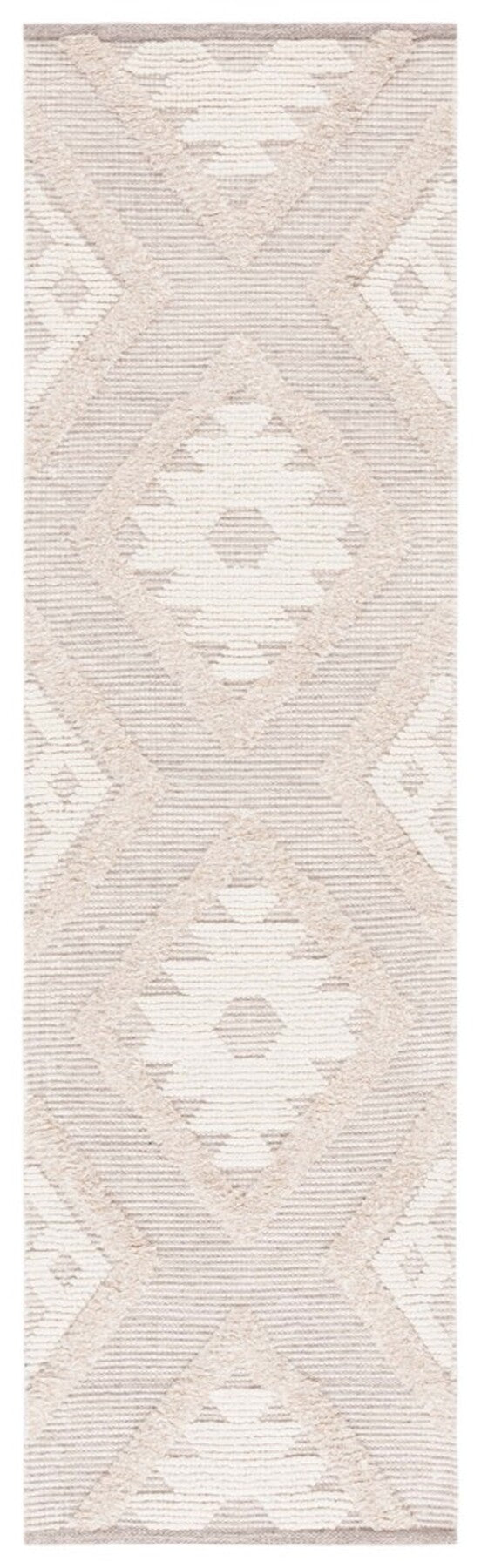 Safavieh Natura 203 NAT203 Hand Woven Bohemian Rug Beige / Light Grey NAT203B-5