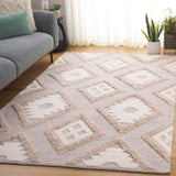 Safavieh Natura 203 NAT203 Hand Woven Bohemian Rug Brown / Ivory NAT203Z-5