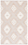 Safavieh Natura 203 NAT203 Hand Woven Bohemian Rug Brown / Ivory NAT203Z-5