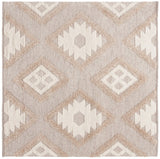 Safavieh Natura 203 NAT203 Hand Woven Bohemian Rug Brown / Ivory NAT203Z-5