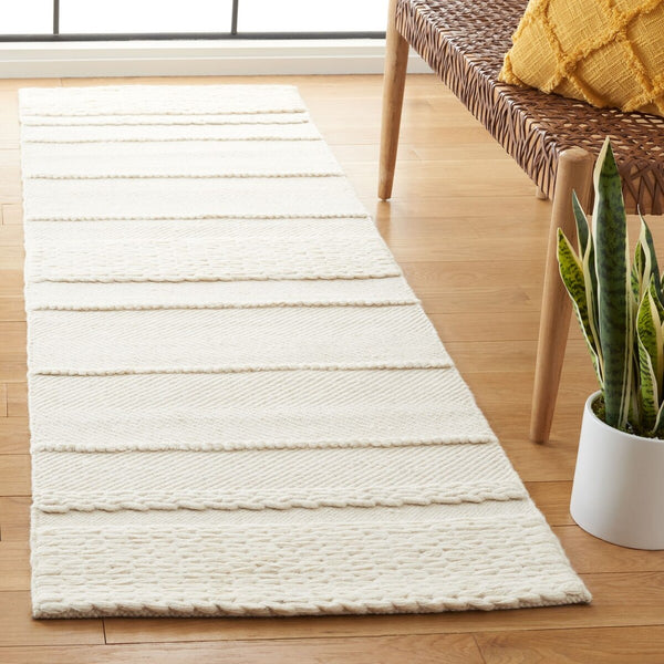 Safavieh Nat215 Hand Woven 80% Wool and 20% Cotton Rug Natural NAT215A-4SQ