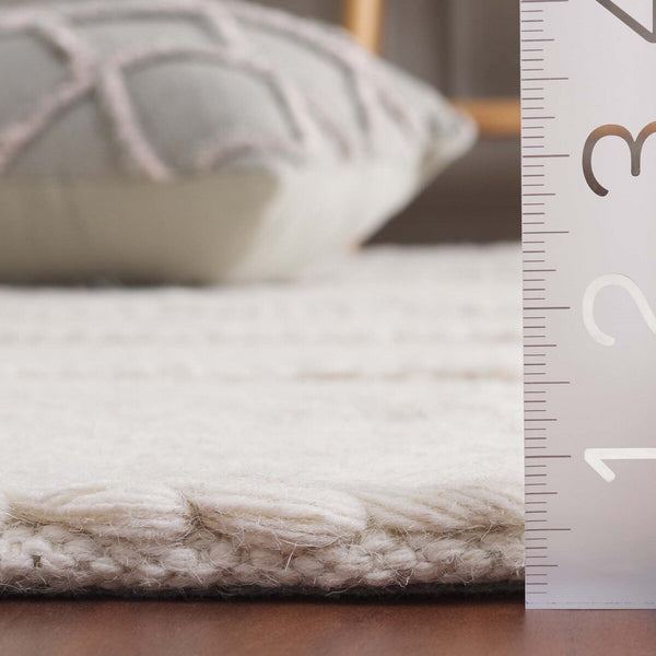 Safavieh Nat215 Hand Woven 80% Wool and 20% Cotton Rug Natural NAT215A-4SQ