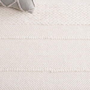 Safavieh Nat215 Hand Woven 80% Wool and 20% Cotton Rug Natural NAT215A-4SQ