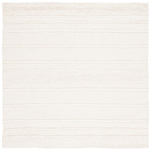 Safavieh Nat215 Hand Woven 80% Wool and 20% Cotton Rug Natural NAT215A-4SQ