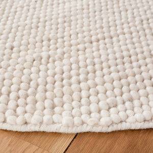 Safavieh Natura 220 Hand Woven Wool and Cotton Contemporary Rug Ivory NAT220A-4SQ