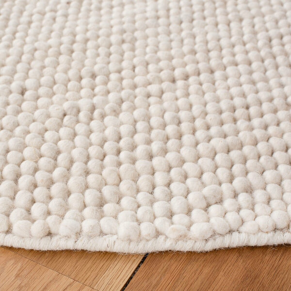 Safavieh Natura 220 Hand Woven Wool and Cotton Contemporary Rug Ivory NAT220A-4SQ