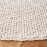 Safavieh Natura 220 Hand Woven Wool and Cotton Contemporary Rug Ivory NAT220A-4SQ