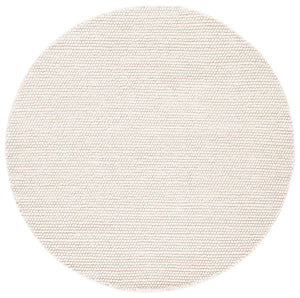 Safavieh Natura 220 Hand Woven Wool and Cotton Contemporary Rug Ivory NAT220A-4SQ