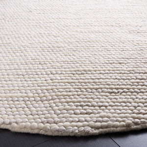Safavieh Natura 220 Hand Woven Wool and Cotton Contemporary Rug Ivory / Beige NAT220B-4SQ
