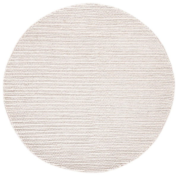 Safavieh Natura 220 Hand Woven Wool and Cotton Contemporary Rug Ivory / Beige NAT220B-4SQ