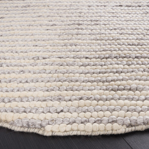 Safavieh Natura 220 Hand Woven Wool and Cotton Contemporary Rug Ivory / Light Grey NAT220G-10