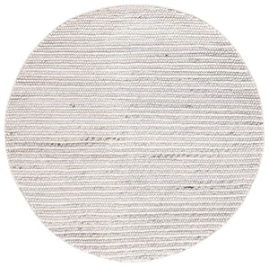 Safavieh Natura 220 Hand Woven Contemporary Rug Ivory / Light Grey 8' x 8' Square