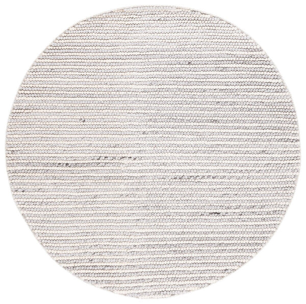 Safavieh Natura 220 Hand Woven Contemporary Rug Ivory / Light Grey 8' x 8' Square