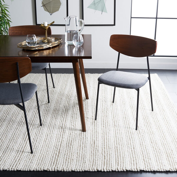 Safavieh Natura 280 Flat Weave Bohemian Rug Ivory 8' x 8' Round