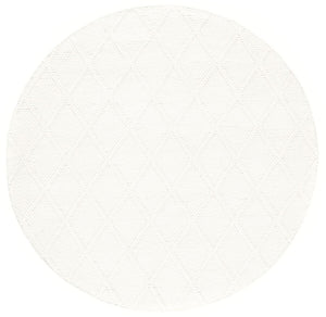 Safavieh Natura 310 Hand Woven  Rug Ivory / Ivory NAT310A-10SQ