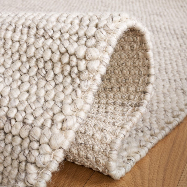 Safavieh Natura 425 Hand Woven 70% Wool 20% Cotton and 10% Polyester. Rug Grey / Ivory NAT425F-9