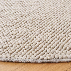 Safavieh Natura 425 Hand Woven 70% Wool 20% Cotton and 10% Polyester. Rug Grey / Ivory NAT425F-9