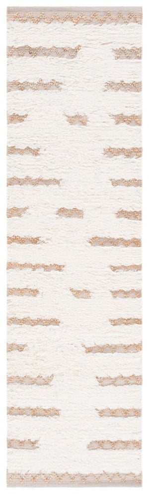 Safavieh Natura 505 Hand Woven Bohemian Rug Ivory / Natural 8' x 10'