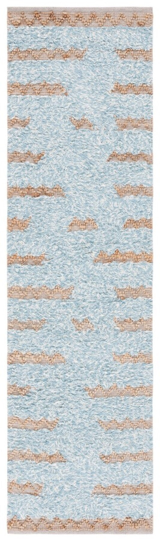 Safavieh Natura 505 Hand Woven Bohemian Rug Blue / Natural 8' x 10'