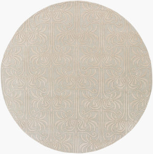 Surya Natura Hand Tufted New Zealand Wool Square Rug Rustic Warmth for Living Spaces NAT7055-8RD
