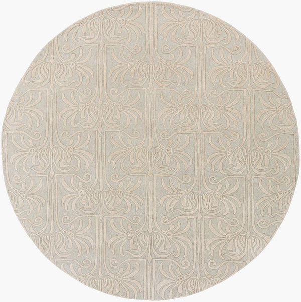 Surya Natura Hand Tufted New Zealand Wool Square Rug Rustic Warmth for Living Spaces NAT7055-8RD