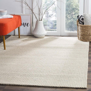 Safavieh Natura 801 Hand Woven  Rug Silver / Ivory NAT801G-8R