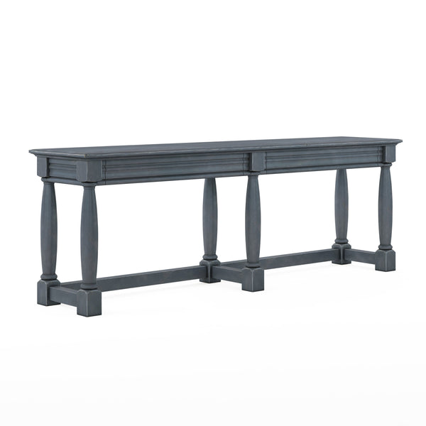 A.R.T. Furniture Alcove Console Table In Slate Finish – Stylish Acacia & Maple Design With Hidden Storage Drawers Blue Acacia Solids,Maple Veneers 321314-2821