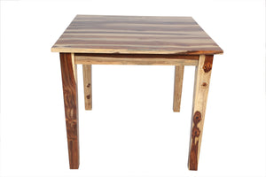 Porter Designs Porter Taos Solid Sheesham Wood 54" Square Counter Table - Timeless Craftsmanship & Artful Design Natural Wood 07-196-08-9027nl