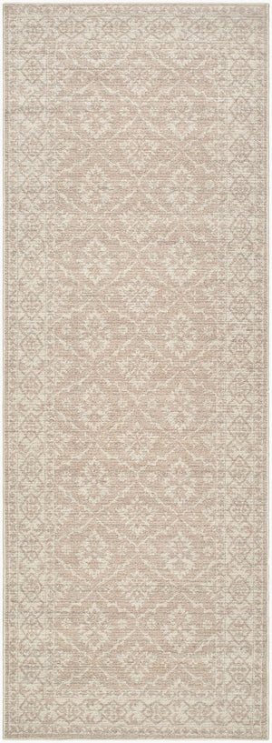 Livabliss Aram Machine Woven Traditional Area Rug Cotton Blend Entryway Accent Plush Pile Tan, Oatmeal 2'6" x 7'3" NBAR2303-2673