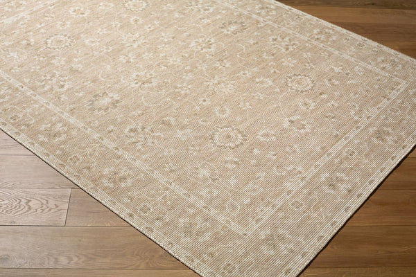 Livabliss Asha Jute Polyester Blend Traditional Low Pile Rug for Entryway or Kitchen Nook Oatmeal, White 2'7" x 7'10" NBAS2300-27710