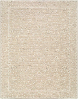 Livabliss Asha Jute Polyester Blend Traditional Low Pile Rug for Entryway or Kitchen Nook Oatmeal, White 2' x 2'11" NBAS2300-2211