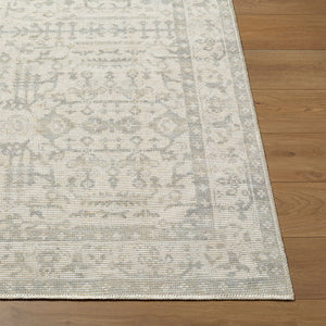Livabliss Athiyo Jute Polyester Machine Woven Rug Low Pile Transitional Pattern for Entryways Sage, White 9'1" x 12' NBAT2303-9112