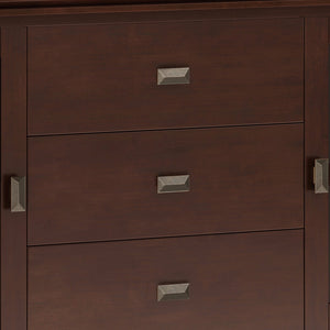 English Elm Artisan Large Sideboard Buffet - Handcrafted Russet Brown Storage Solution For Modern Spaces B136P158418