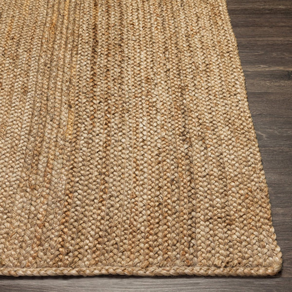 Livabliss Natural Jute Flatweave Area Rug Handwoven Braided Cottage Style for Living Rooms Tan 10' x 14' NBD2300-1014