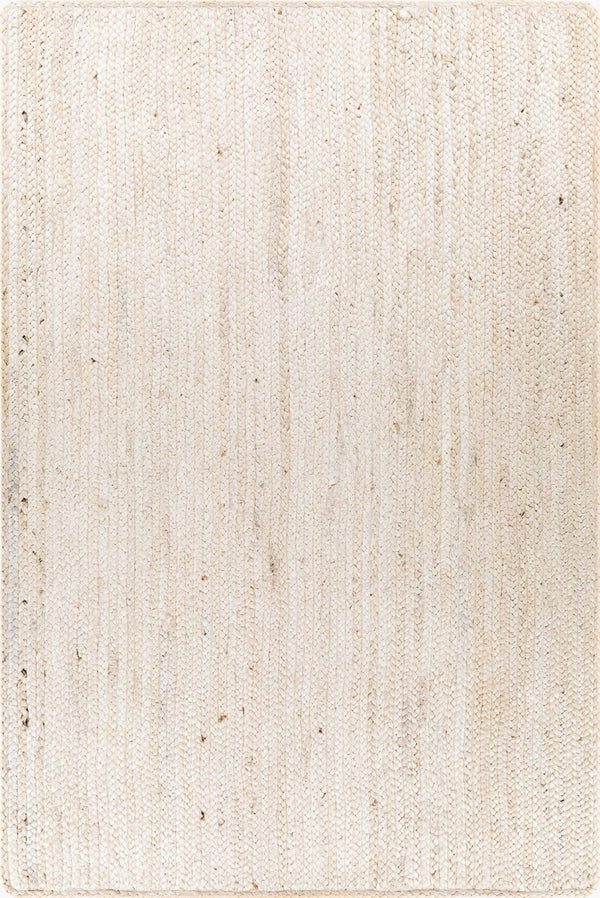 Livabliss Natural Jute Flatweave Area Rug Handwoven Braided Farmhouse Living Room Floor Cream 12' x 15' NBD2301-1215