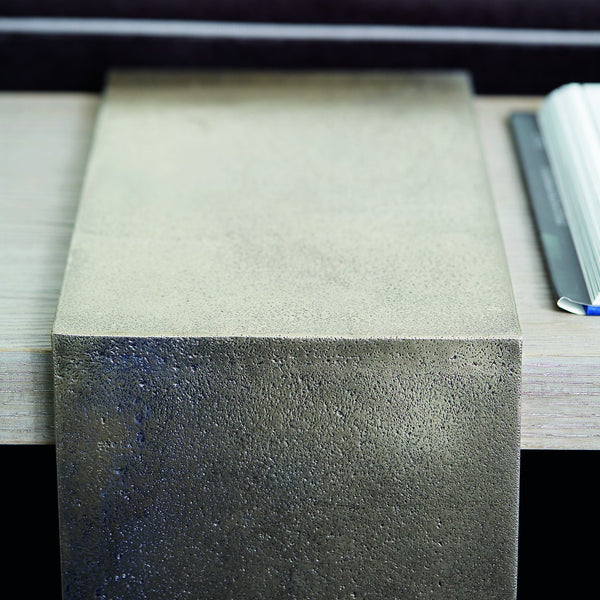 Bernhardt Bernhardt Linea Console Table, 72"W Cerused Greige Oak Veneer With Textured Graphite Banding 384910G