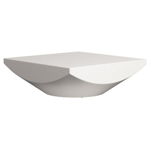 Bernhardt Bernhardt Stratum Fossil Faux Stone Cocktail Table — Sculptural Crescent Design, Durable Luxury Finish 325011
